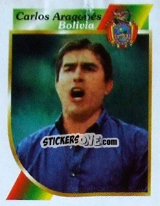Sticker Carlos Aragonés - Copa América 2001 n. 26 - Navarrete