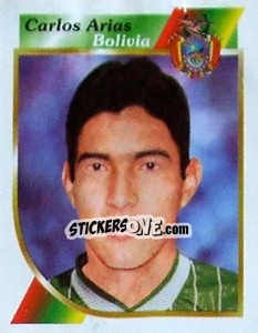 Cromo Carlos Arias - Copa América 2001 - Navarrete