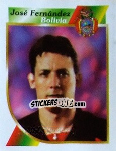 Sticker José Fernández - Copa América 2001 - Navarrete