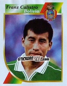 Sticker Franz Calistro - Copa América 2001 - Navarrete