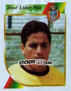 Sticker José Líder Paz - Copa América 2001 n. 40 - Navarrete