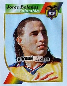 Cromo Jorge Bolaños - Copa América 2001 - Navarrete