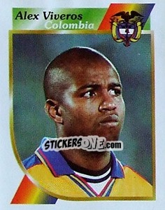 Cromo Alex Viveros - Copa América 2001 - Navarrete