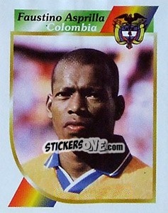 Sticker Faustino Asprilla - Copa América 2001 n. 90 - Navarrete