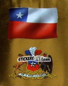 Sticker Bandera y Escudo - Copa América 2001 n. 93 - Navarrete