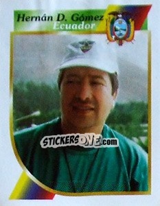 Sticker Hernán D. Gómez - Copa América 2001 - Navarrete