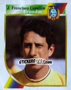 Sticker J. Francisco Cevallos - Copa América 2001 - Navarrete
