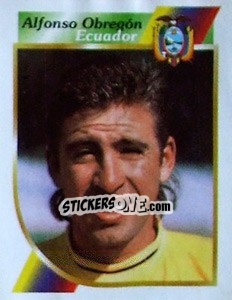 Sticker Alfonso Obregón - Copa América 2001 - Navarrete