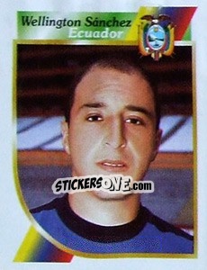 Sticker Wellington Sánchez - Copa América 2001 - Navarrete