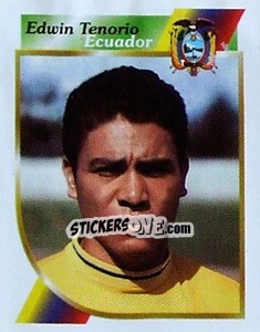 Cromo Edwin Tenorio - Copa América 2001 - Navarrete