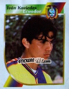Cromo Iván Kaviedes - Copa América 2001 - Navarrete