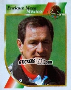 Cromo Enrique Meza - Copa América 2001 - Navarrete