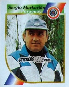Cromo Sergio Markarián - Copa América 2001 - Navarrete