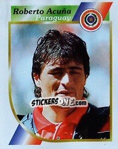 Cromo Roberto Acuña - Copa América 2001 - Navarrete