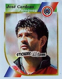 Cromo José Cardozo - Copa América 2001 - Navarrete