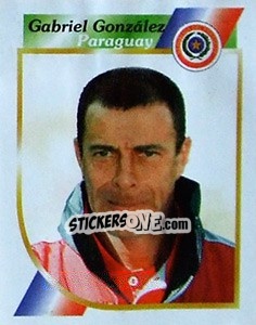 Cromo Gabriel González - Copa América 2001 - Navarrete