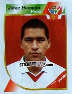 Sticker Jorge Huamán - Copa América 2001 - Navarrete