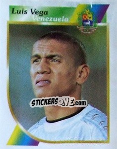Cromo Luis Vega - Copa América 2001 - Navarrete