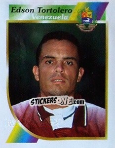Cromo Edson Tortolero - Copa América 2001 - Navarrete