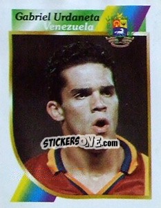 Cromo Gabriel Urdaneta - Copa América 2001 - Navarrete
