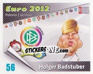 Sticker Holger Badstuber - Caricaturas Euro 2012 - Atlantico