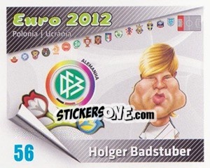 Sticker Holger Badstuber - Caricaturas Euro 2012 n. 56 - Atlantico