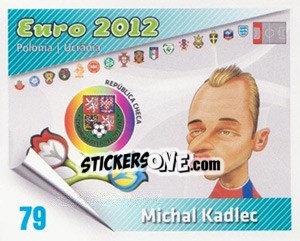 Cromo Michal Kadlec - Caricaturas Euro 2012 - Atlantico