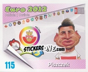 Figurina Piszczek - Caricaturas Euro 2012 - Atlantico
