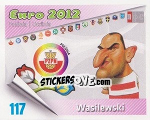 Sticker Wasilewski - Caricaturas Euro 2012 - Atlantico