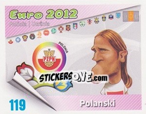 Cromo Polanski - Caricaturas Euro 2012 - Atlantico