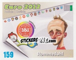 Cromo Rommedahl - Caricaturas Euro 2012 - Atlantico