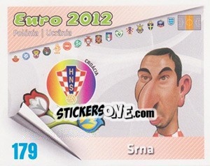 Figurina Srna - Caricaturas Euro 2012 - Atlantico