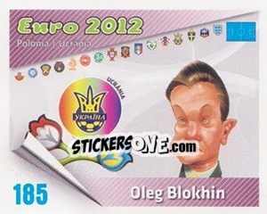 Sticker Oleh Blokhin - Caricaturas Euro 2012 - Atlantico