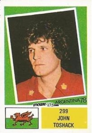 Sticker John Toshack - Argentina 78 n. 299 - Ageducatifs