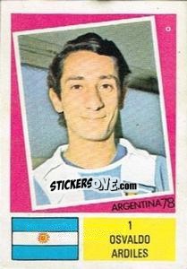 Cromo Osvaldo Ardiles - Argentina 78 - Ageducatifs