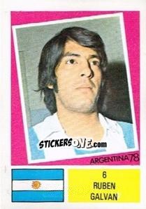 Sticker Ruben Galvan - Argentina 78 n. 6 - Ageducatifs