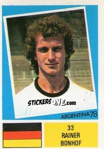 Sticker Rainer Bonhof - Argentina 78 n. 33 - Ageducatifs