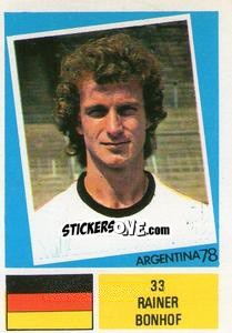 Cromo Rainer Bonhof - Argentina 78 - Ageducatifs