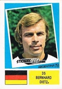 Sticker Bernhard Dietz - Argentina 78 n. 35 - Ageducatifs