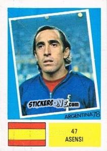 Sticker Asensi - Argentina 78 n. 47 - Ageducatifs