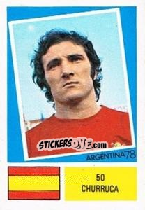 Sticker Churruca - Argentina 78 n. 50 - Ageducatifs