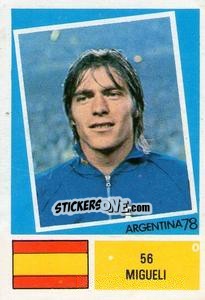 Sticker Migueli - Argentina 78 - Ageducatifs