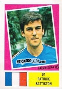 Sticker Patrick Battiston - Argentina 78 n. 61 - Ageducatifs
