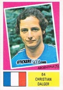 Cromo Christian Dalger - Argentina 78 n. 64 - Ageducatifs
