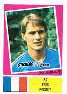 Sticker Eric Pecout - Argentina 78 - Ageducatifs
