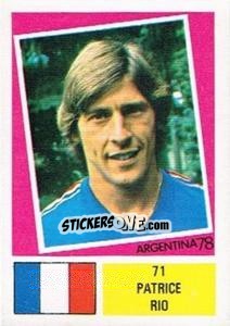 Sticker Patrice Rio - Argentina 78 n. 71 - Ageducatifs