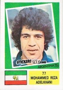 Sticker Mohammed Reza Adelkhani - Argentina 78 n. 77 - Ageducatifs