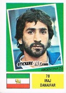 Sticker Iraj Danaifar - Argentina 78 n. 78 - Ageducatifs