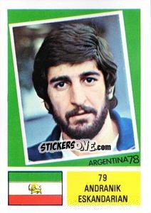 Sticker Andranik Eskandarian - Argentina 78 n. 79 - Ageducatifs