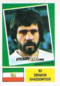 Sticker Ebrahim Ghassempoor - Argentina 78 n. 80 - Ageducatifs